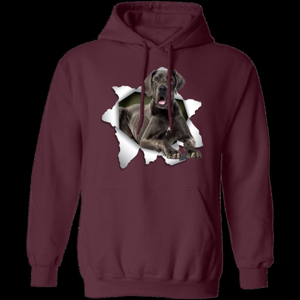 GREAT DANE 3D Pullover Hoodie - Unisex Digital Print Hoodie