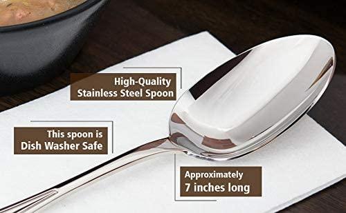 Personalized Couple Heart Engraved Stainless Steel Spoon - Romantic Gift for Boyfriend, Birthday & Anniversary