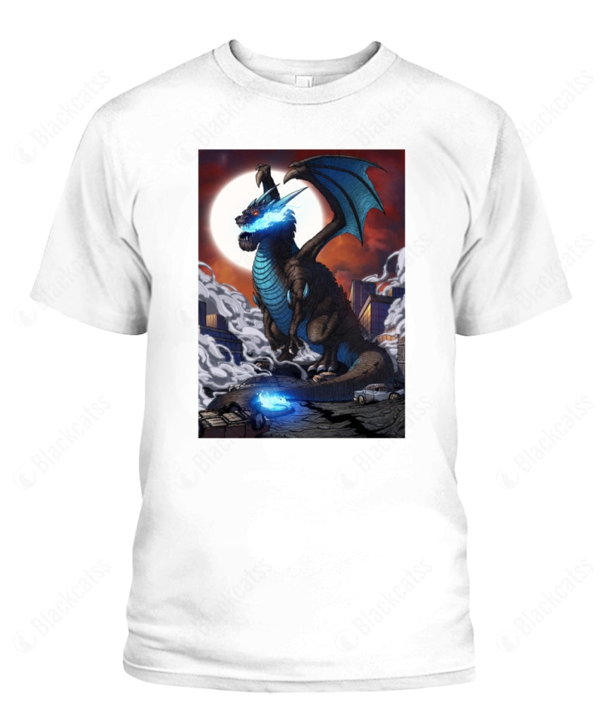 Dark Charizard Kaiju Custom Graphic T-Shirt - Unisex Cotton Tee