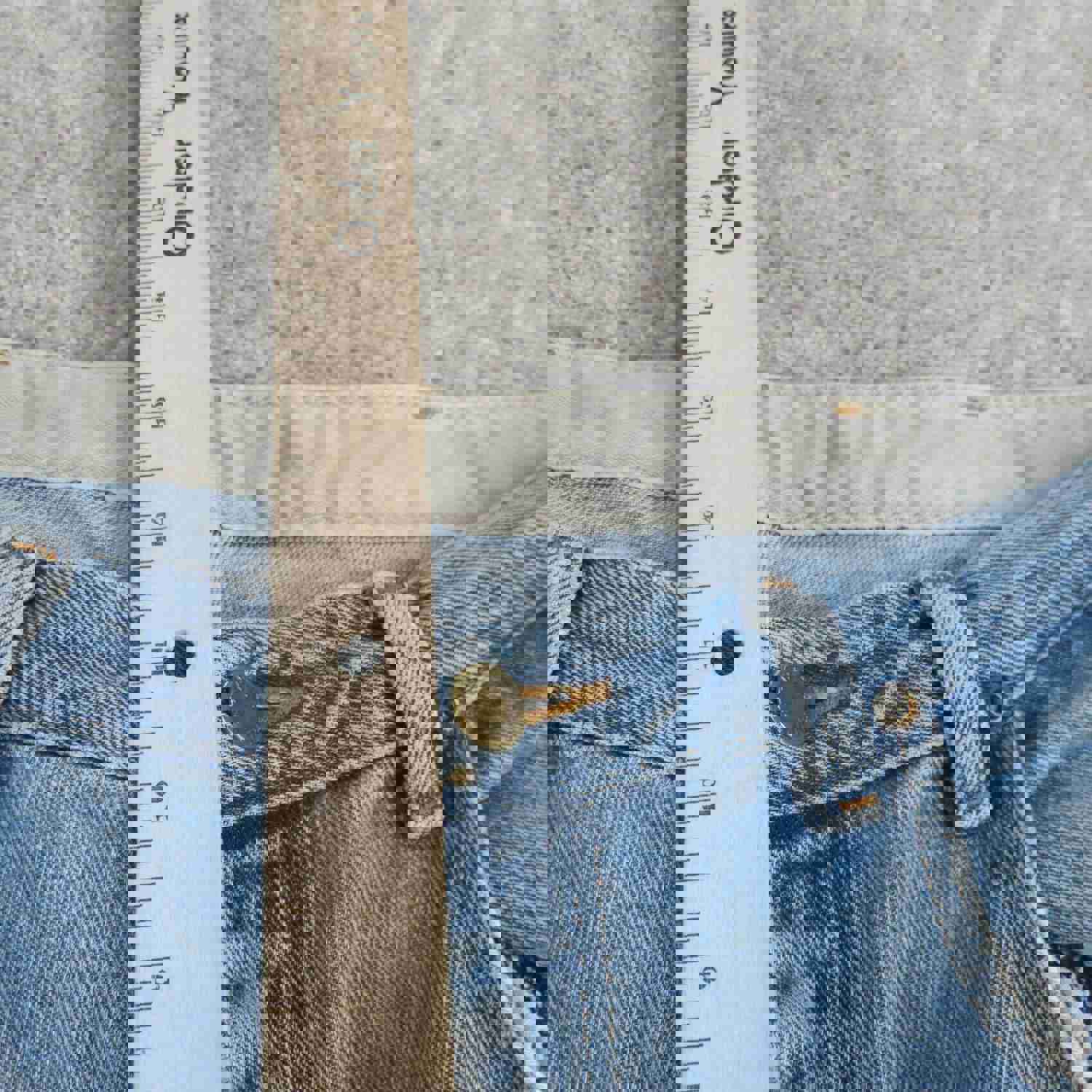 Wrangler Men's Blue Denim Straight Leg Jeans - Size 36X32