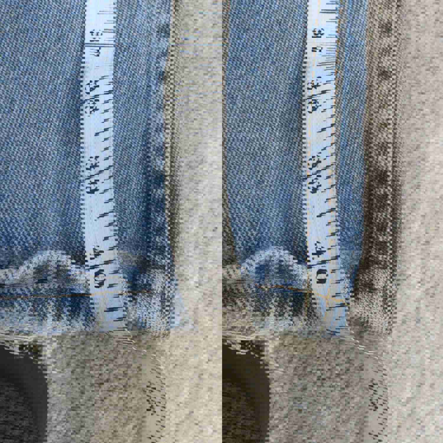 Wrangler Men's Blue Denim Straight Leg Jeans - Size 36X32