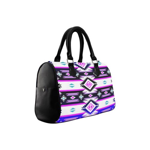Adobe Dance Boston Handbag - Stylish Canvas & PU Leather Tote for Women