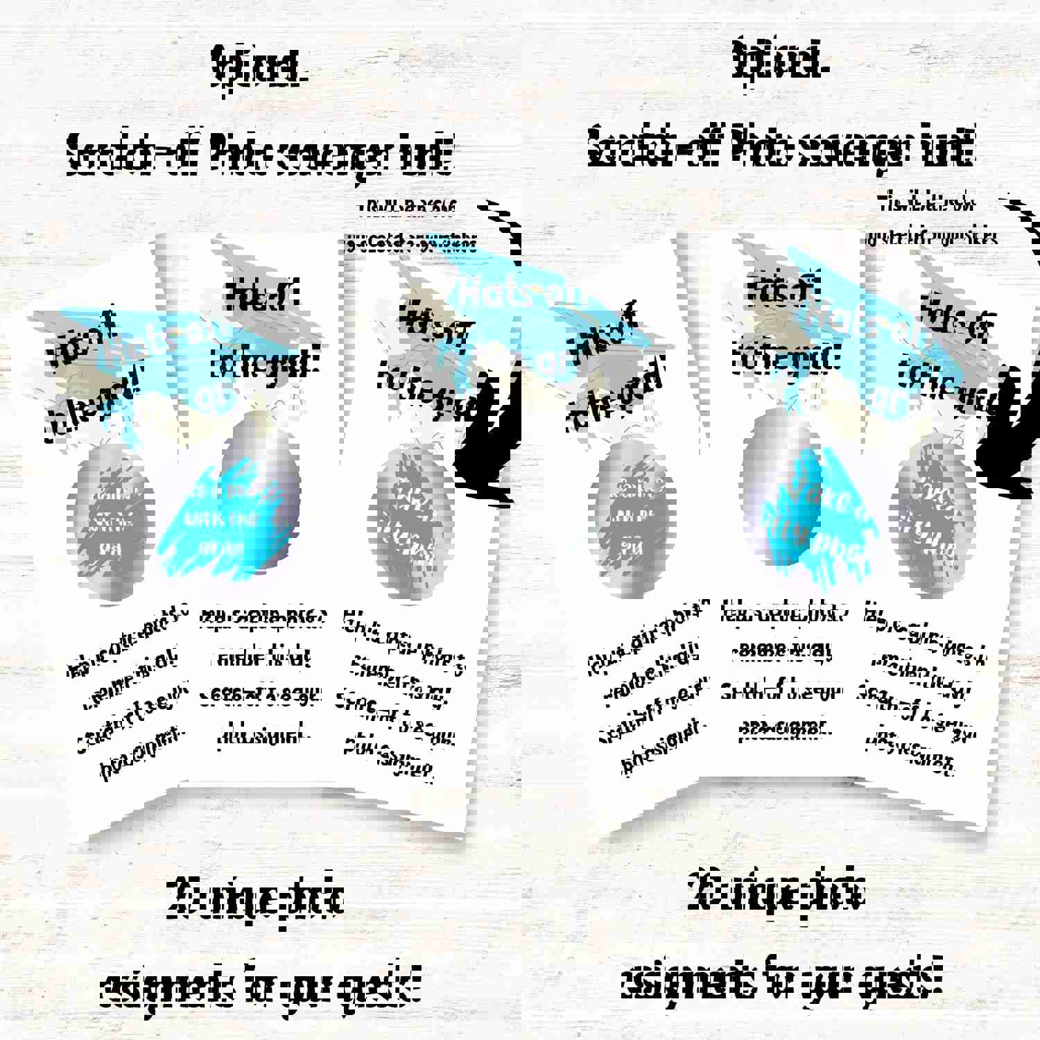 Personalized Grad Party Sticker Bundle - Custom Cap & Diploma Thank You Stickers