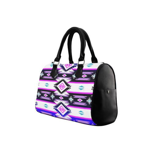 Adobe Dance Boston Handbag - Stylish Canvas & PU Leather Tote for Women