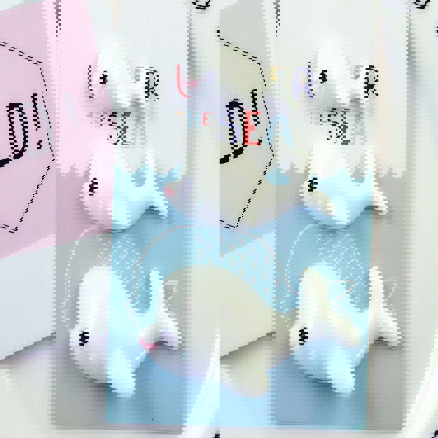 DIY Resin White Dolphin Cell Phone Accessories and Beauty DIY Material