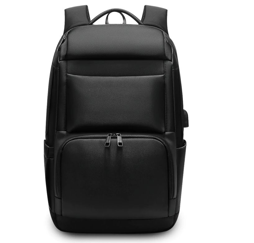 Men's Anti-Theft Travel Backpack with USB Charging & Waterproof Design