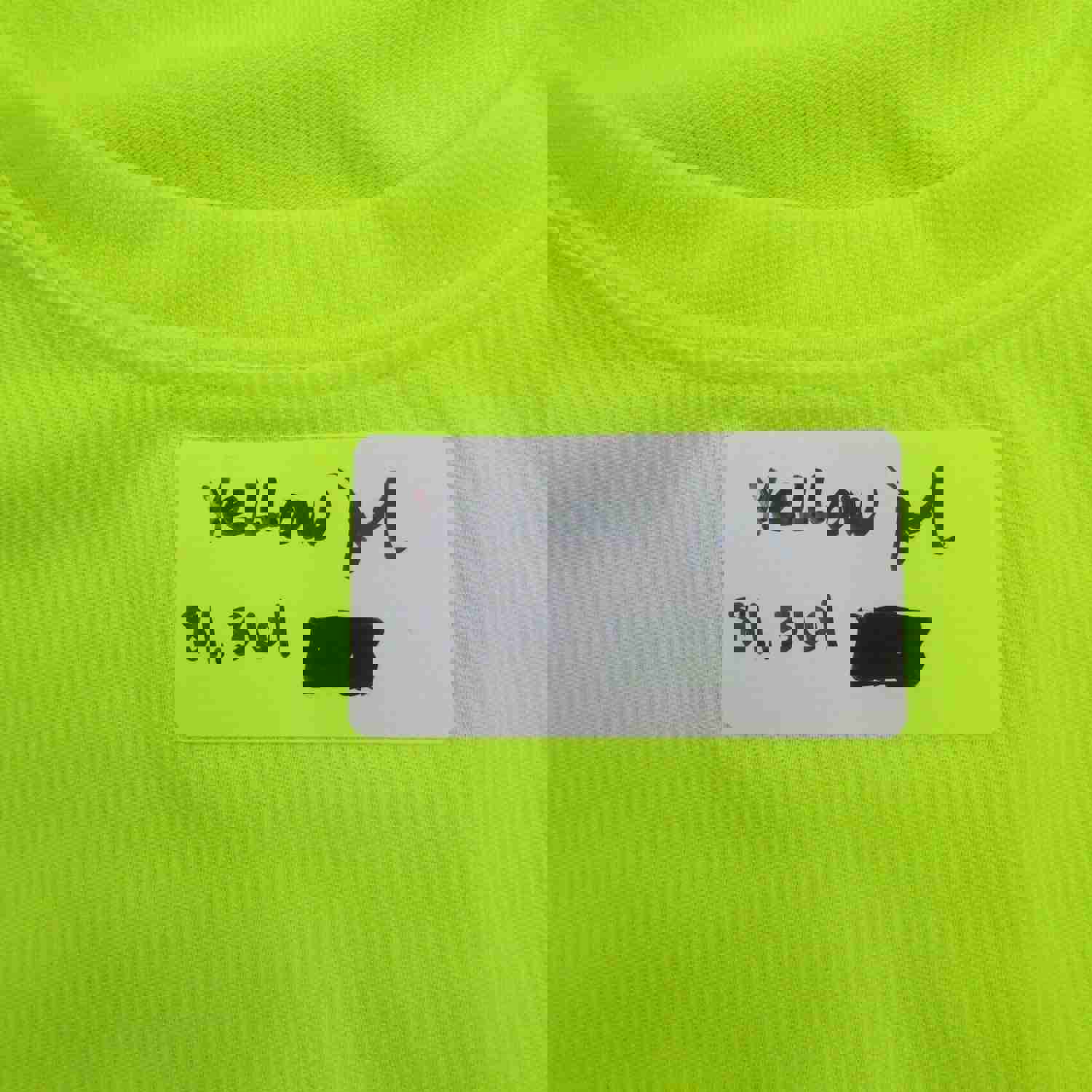 Genuine Dickies Men's Large Yellow Crew Neck Short Sleeve Sports Logo T-Shirt