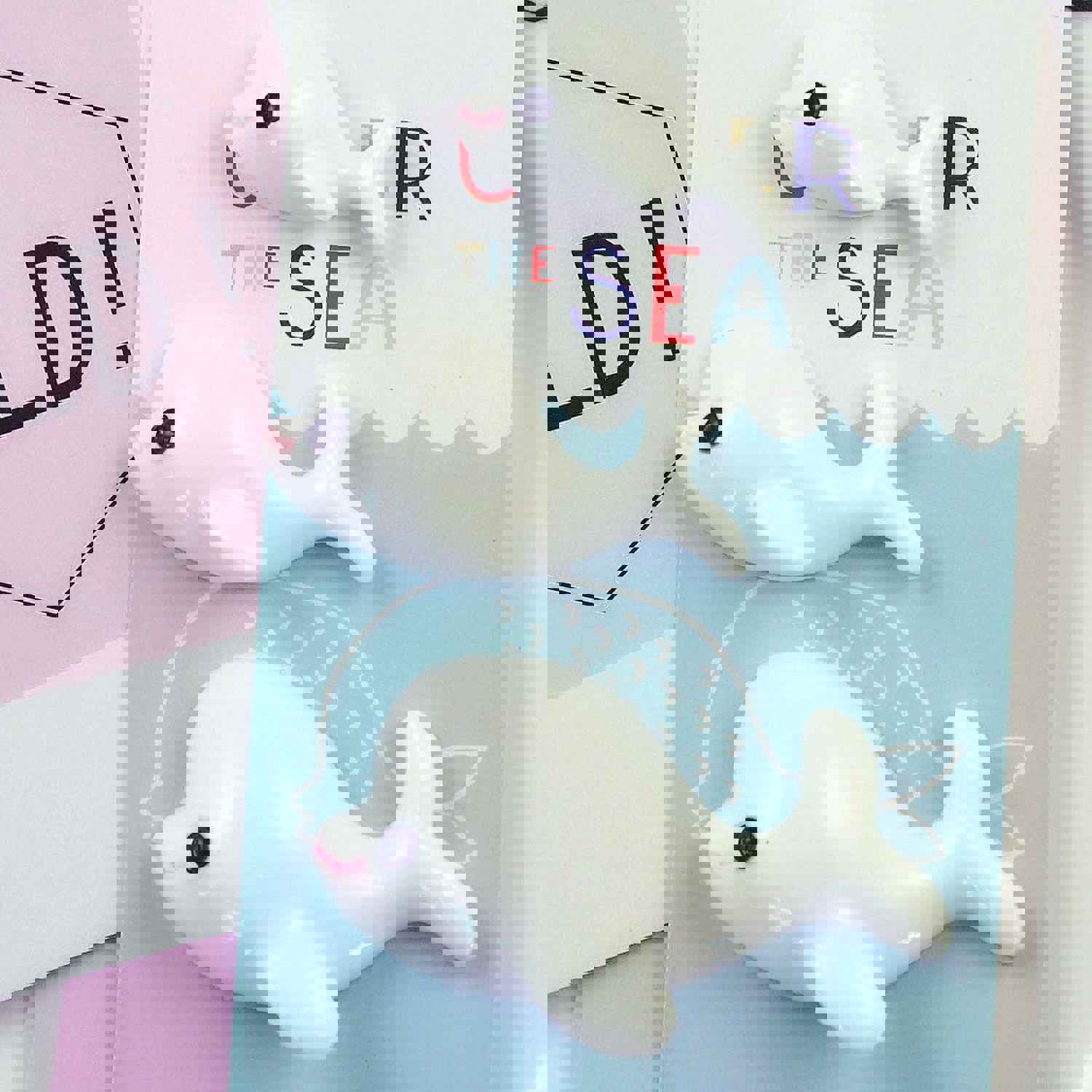 DIY Resin White Dolphin Cell Phone Accessories and Beauty DIY Material