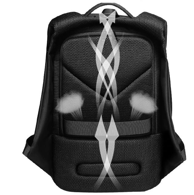 Men's Anti-Theft Travel Backpack with USB Charging & Waterproof Design