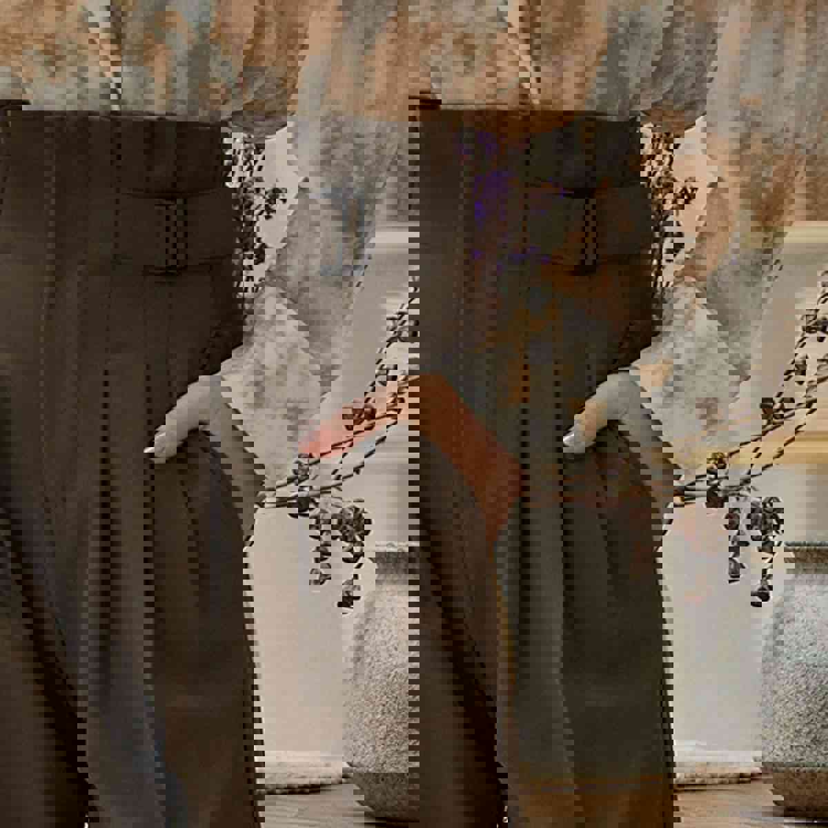 Lady Fashion Casual Straight Long Trousers