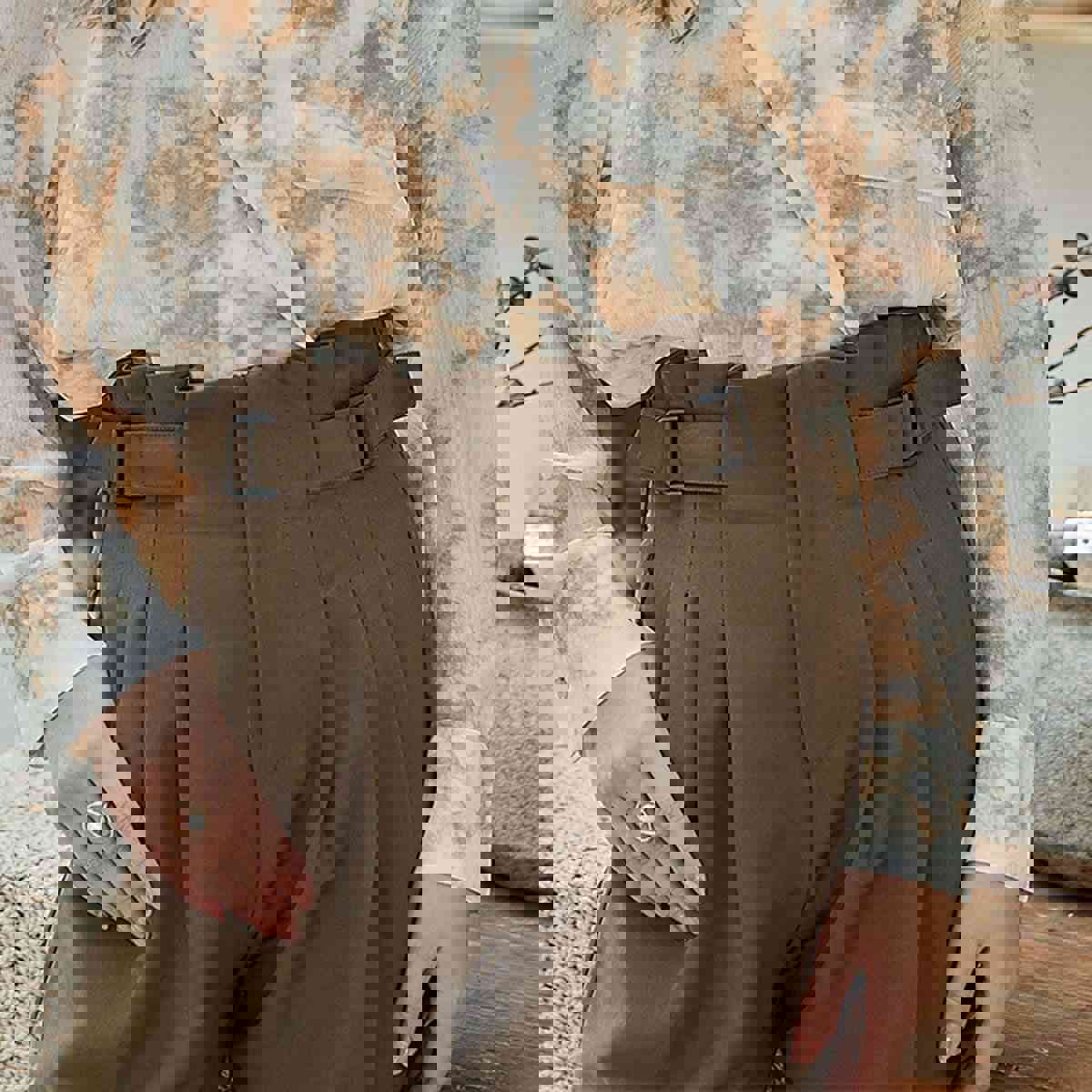 Lady Fashion Casual Straight Long Trousers