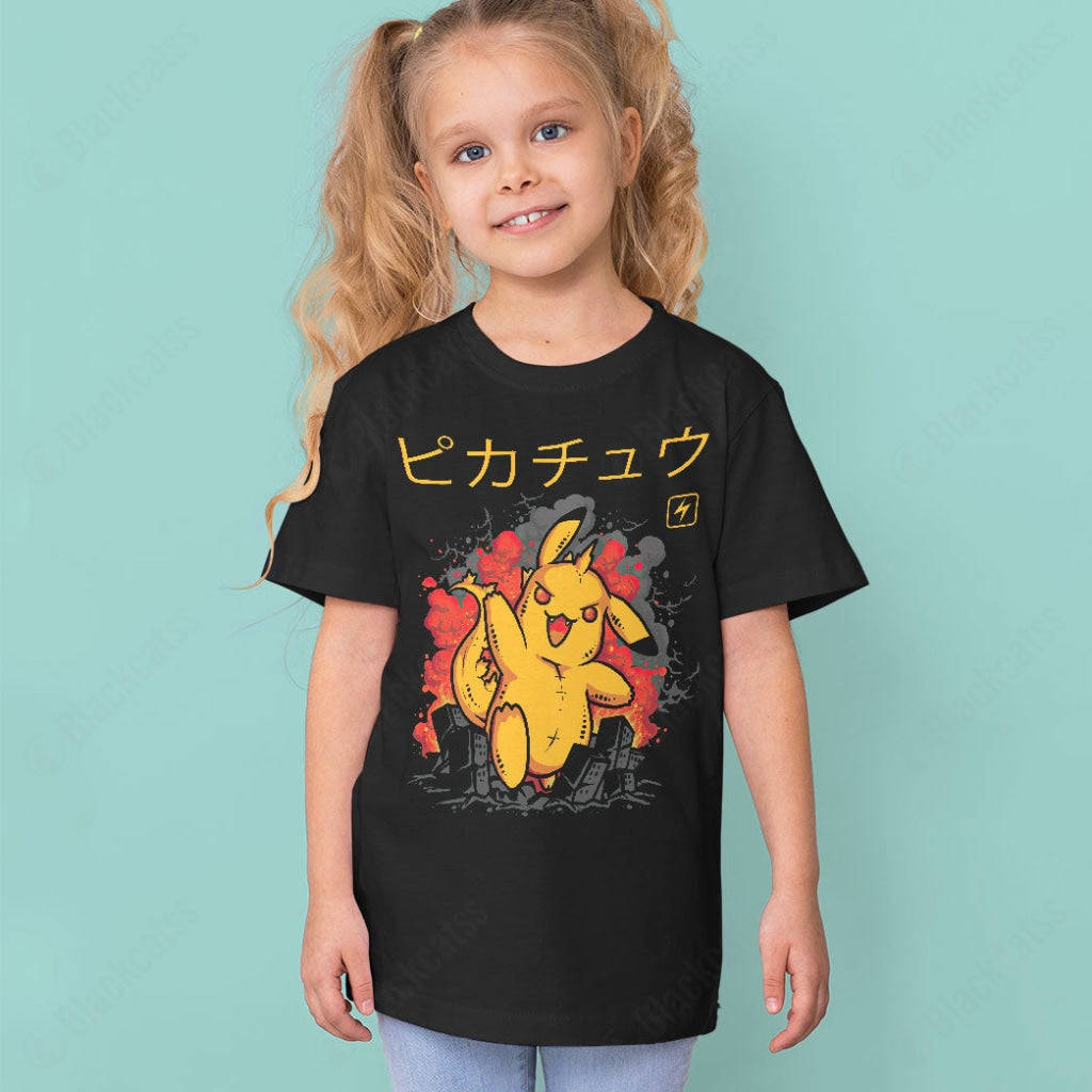 PKM Pikaiju Kid Custom Graphic Cotton T-Shirt