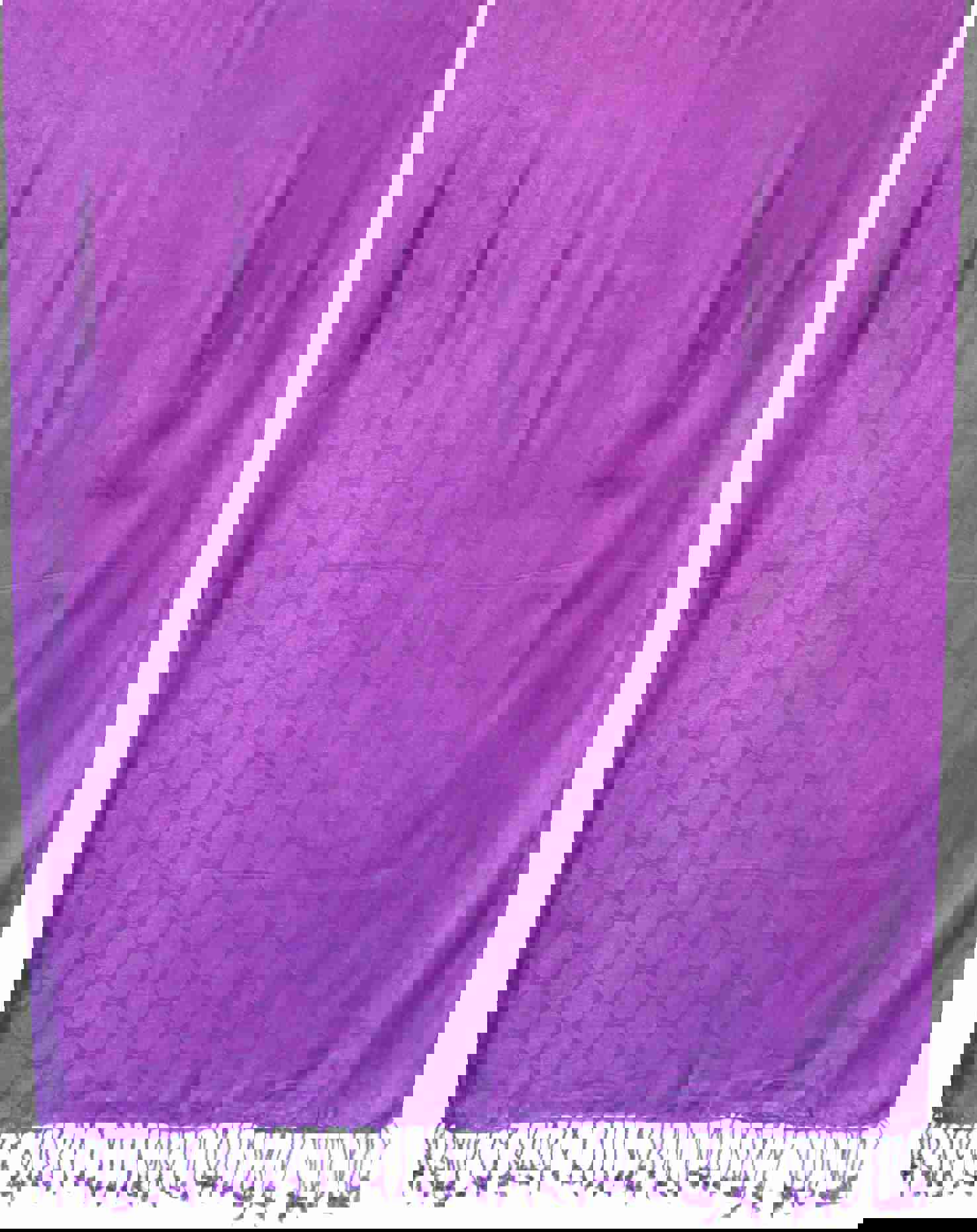 Indian Shawl Scarf for Women - Reversible Viscose Wrap (Purple, 70 x 29 inches)