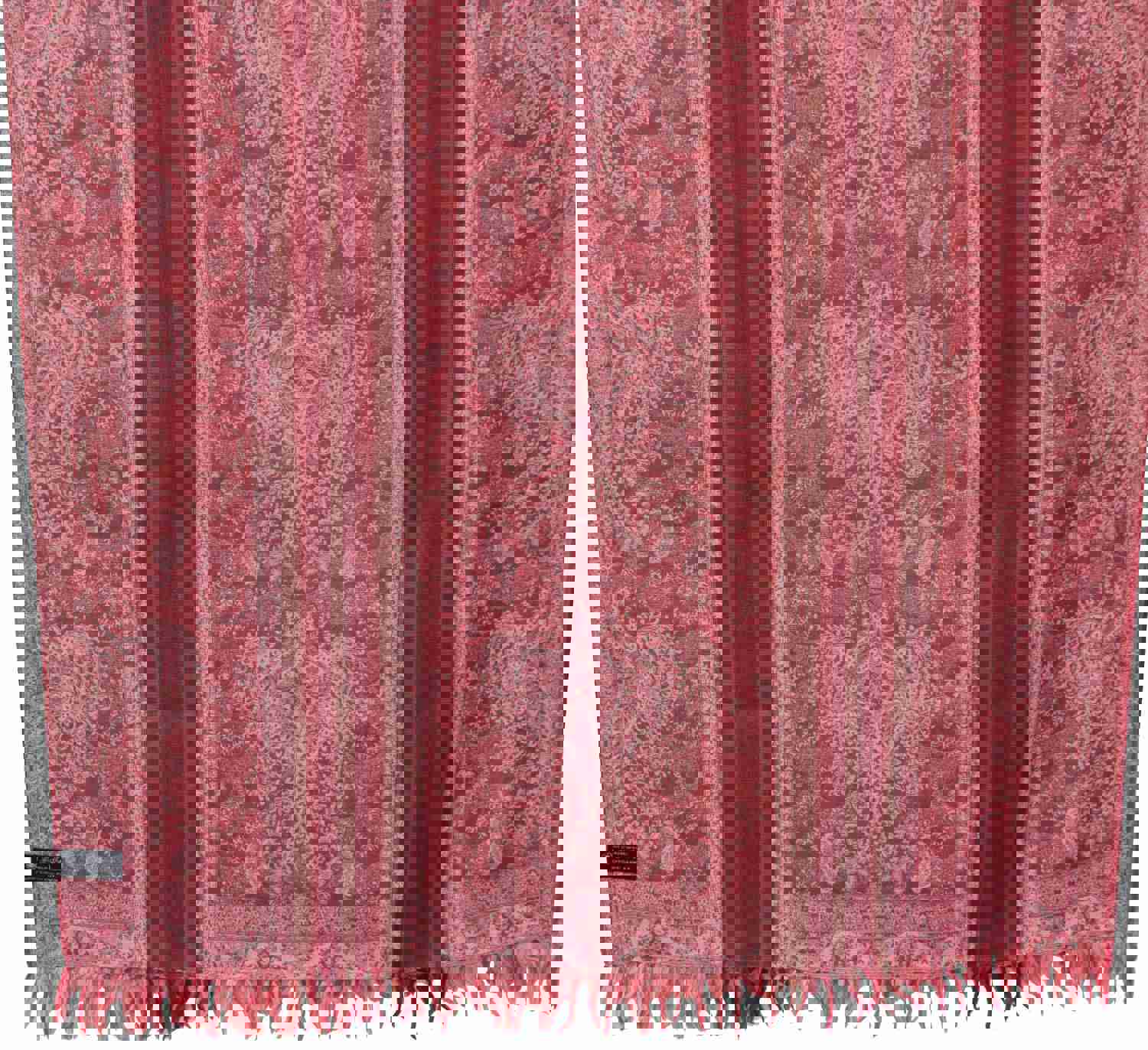 Women's Paisley Wool Shawl Wrap - Handmade in Kashmir (82 x 42 inches)