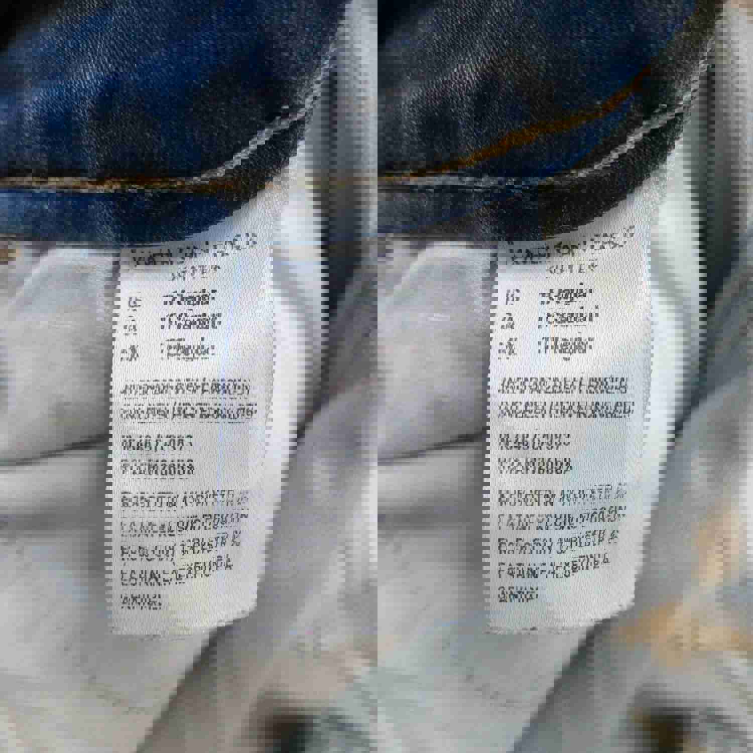 American Eagle Women's Blue Tapered High Rise Stretch Jeans - Size 18