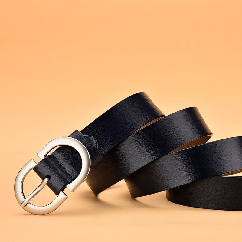 Women's Fashion Belt with Pin Buckle - Adjustable Waistband for Jeans