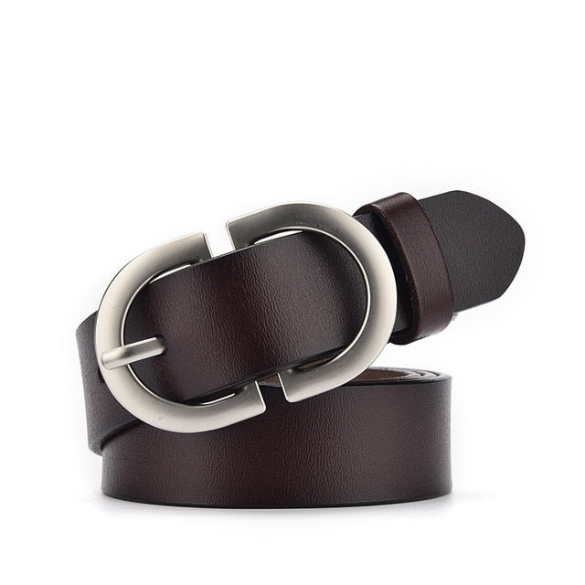 Women's Fashion Belt with Pin Buckle - Adjustable Waistband for Jeans