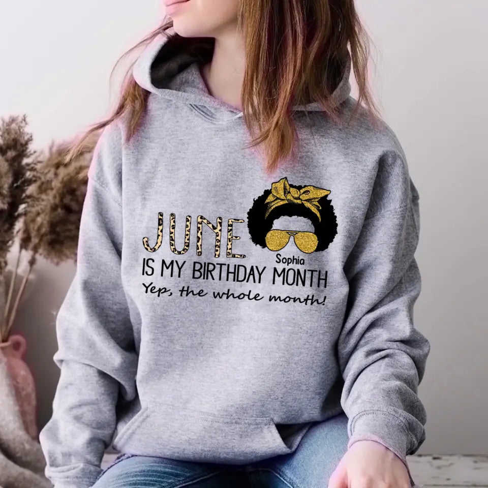 June Birthday Shirt - Custom Queens Are Born In June Tee for Women