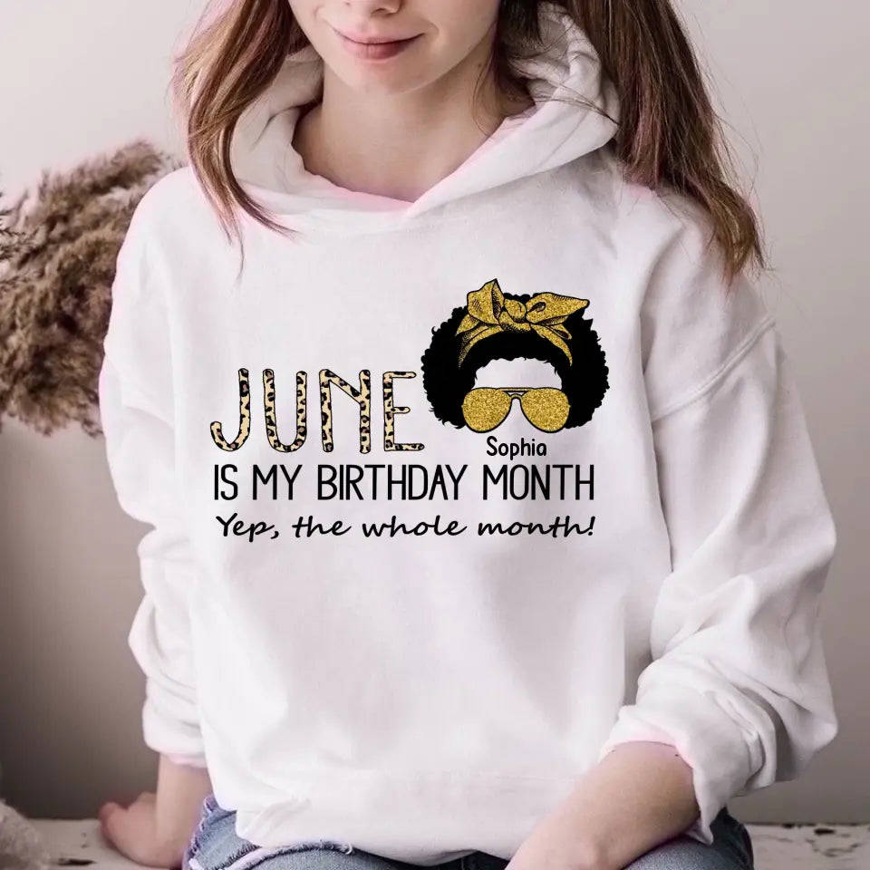 June Birthday Shirt - Custom Queens Are Born In June Tee for Women