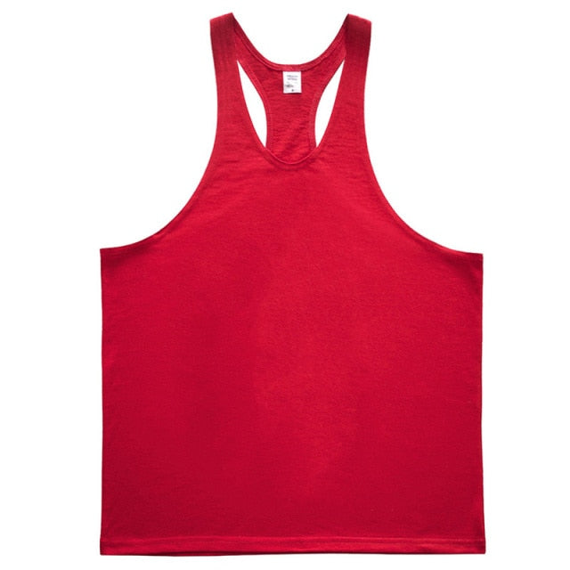 Men's Cotton Sleeveless Tank Top for Gym and Summer Workouts