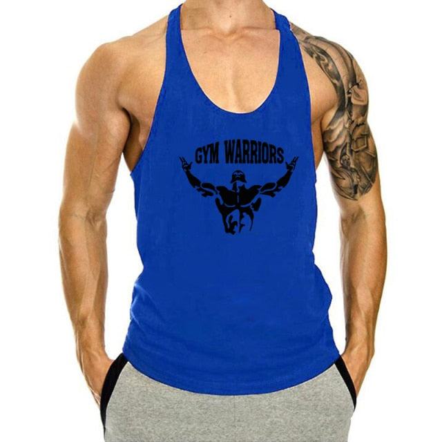 Men's Cotton Sleeveless Tank Top for Gym and Summer Workouts