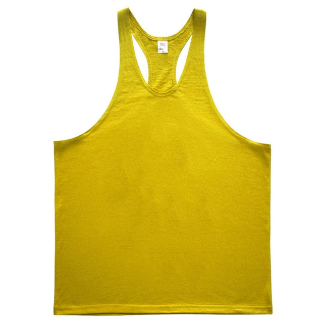 Men's Cotton Sleeveless Tank Top for Gym and Summer Workouts
