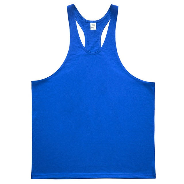 Men's Cotton Sleeveless Tank Top for Gym and Summer Workouts