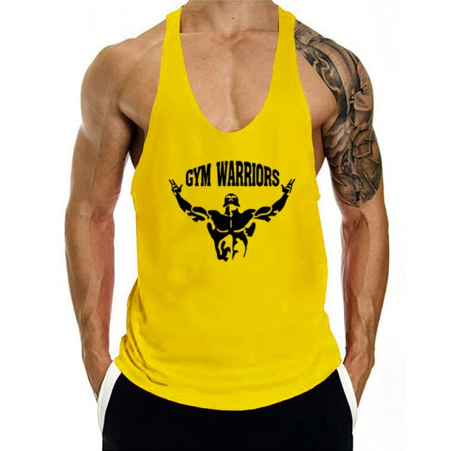 Men's Cotton Sleeveless Tank Top for Gym and Summer Workouts