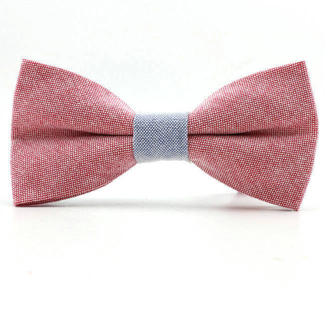 Men's Cotton Bow Tie - Stylish Tuxedo Accessory