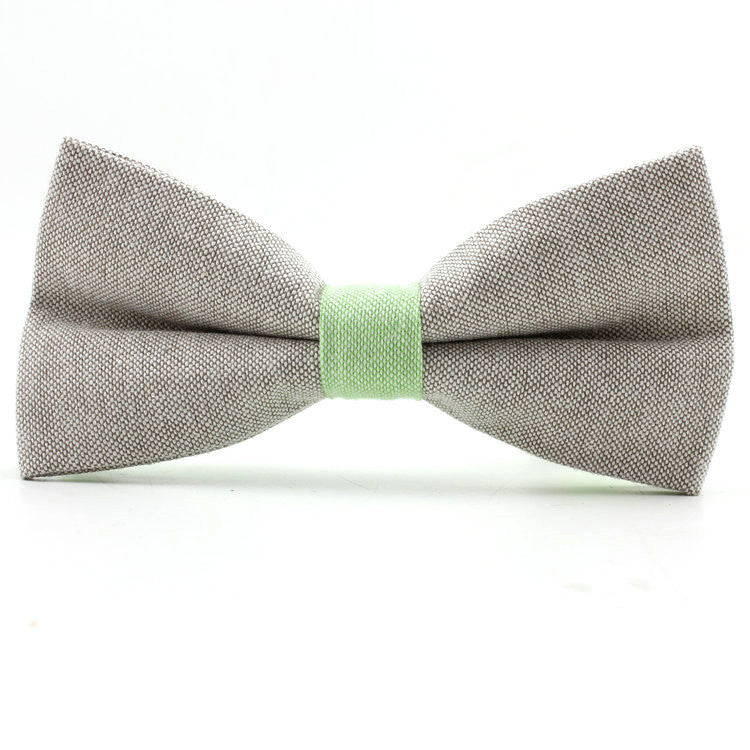 Men's Cotton Bow Tie - Stylish Tuxedo Accessory