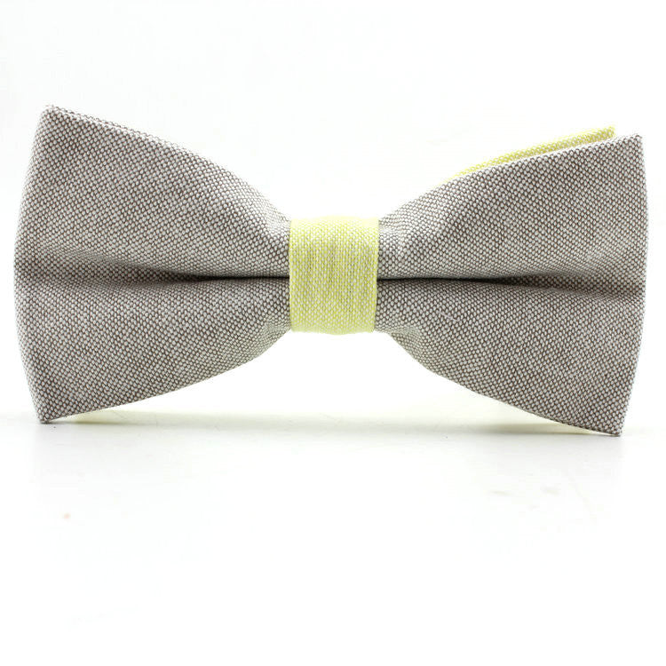 Men's Cotton Bow Tie - Stylish Tuxedo Accessory
