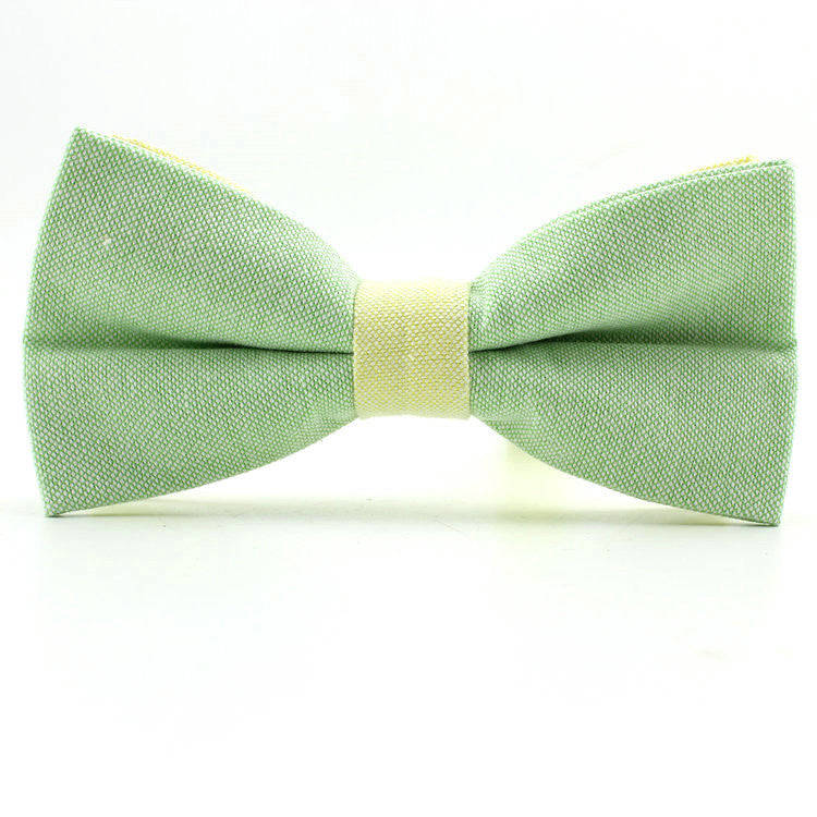 Men's Cotton Bow Tie - Stylish Tuxedo Accessory