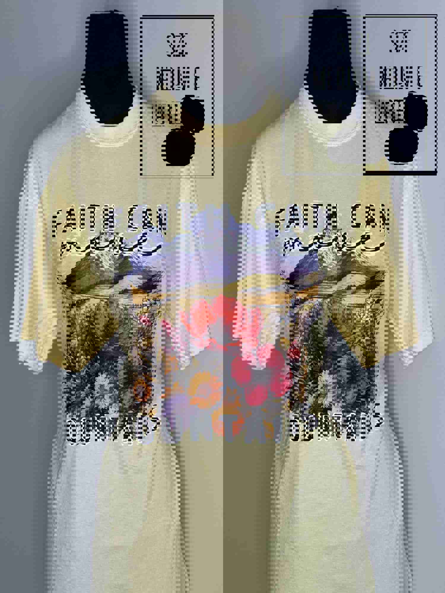 Faith Based T-Shirts for Women - Pre Made Designs Available