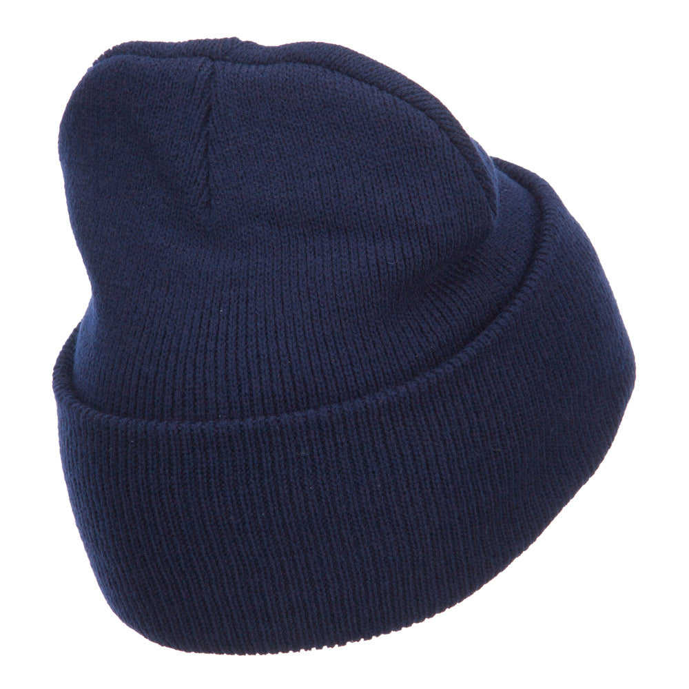 White SWAG Embroidered Long Beanie - Unisex Winter Hat