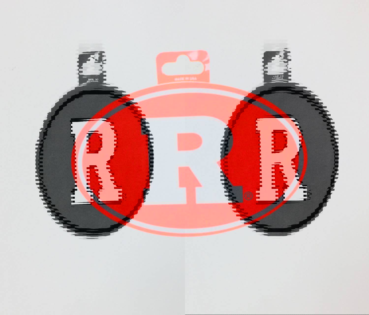 Rutgers Scarlet Knights Oval Vinyl Decal Sticker - 3.75 x 5.75 Inches