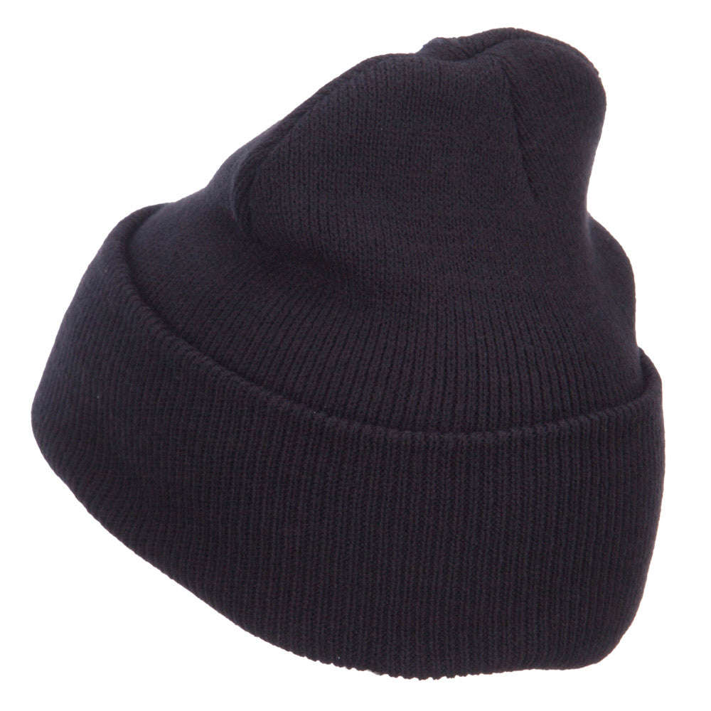 White SWAG Embroidered Long Beanie - Unisex Winter Hat