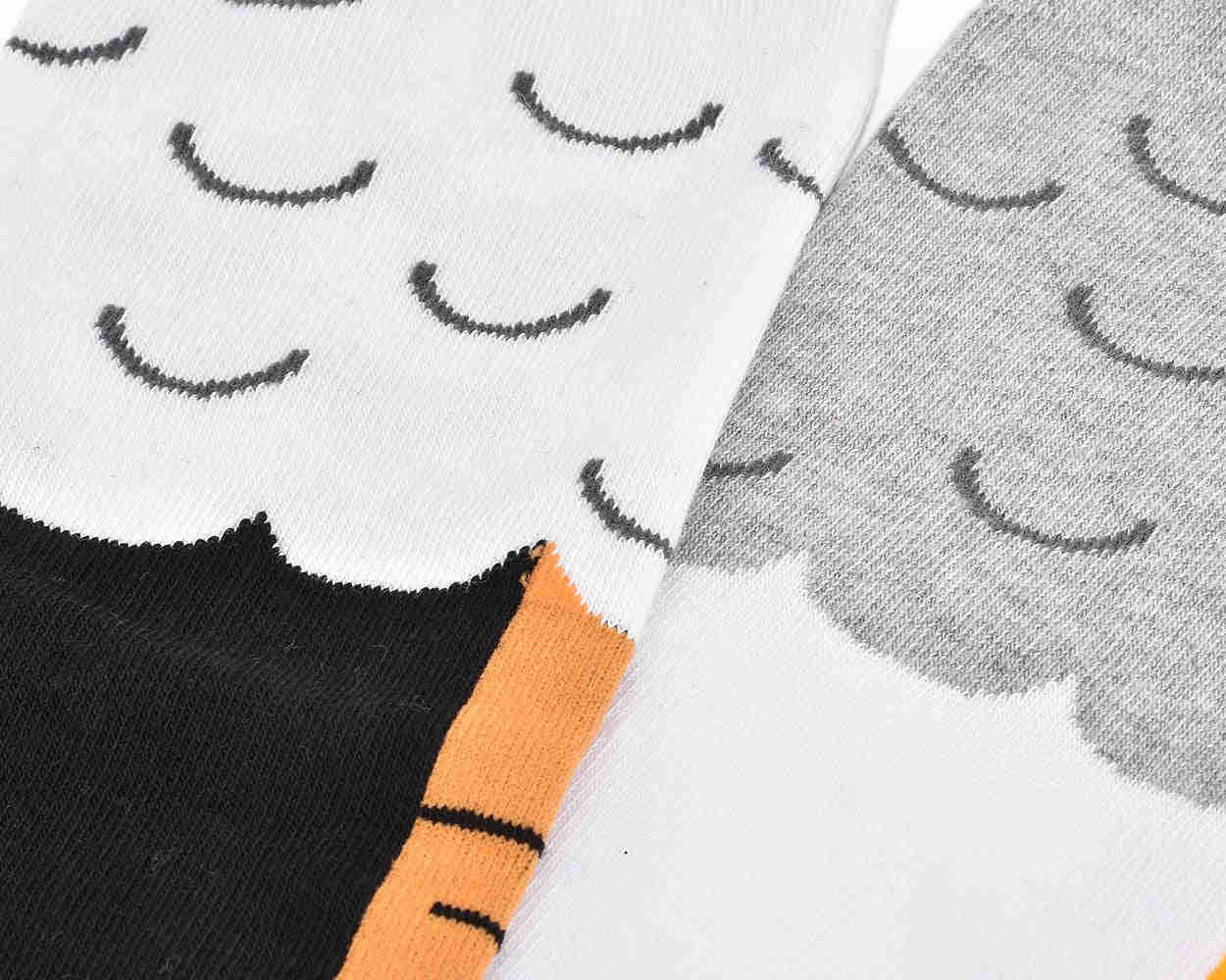 Women's Chicken Leg Knee High Socks - 2 Pairs Animal Pattern Cotton Socks