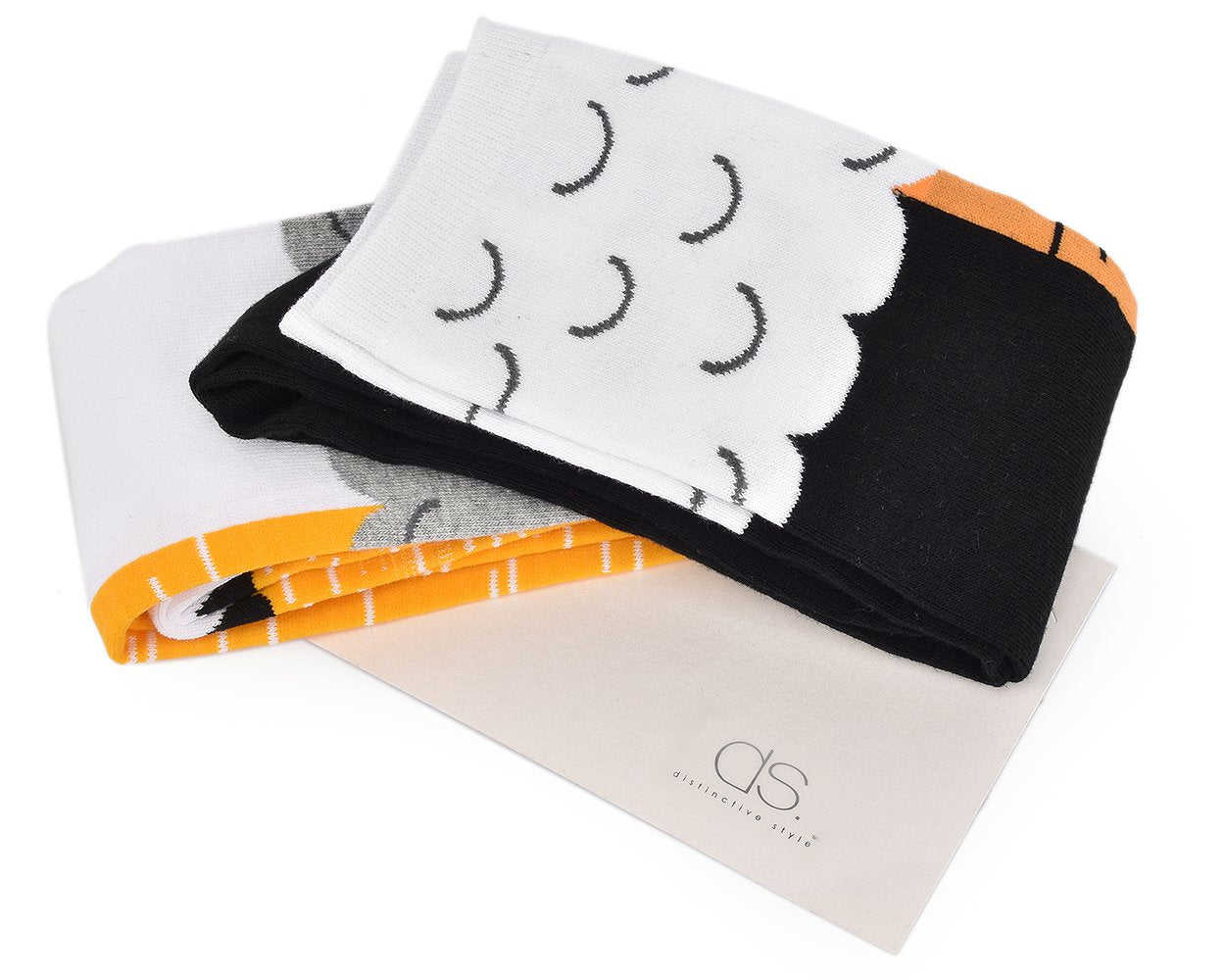 Women's Chicken Leg Knee High Socks - 2 Pairs Animal Pattern Cotton Socks