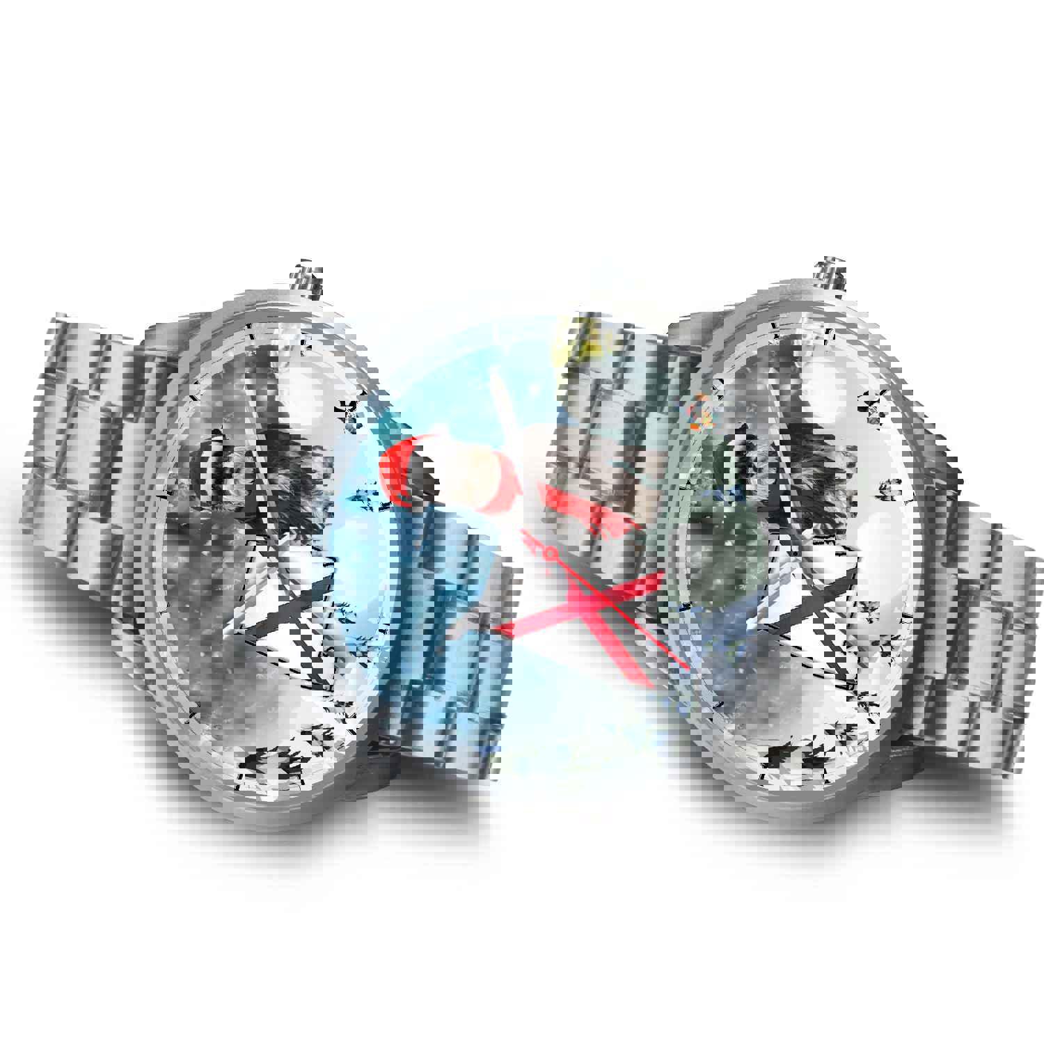 Miniature Schnauzer Alabama Christmas Special Wrist Watch