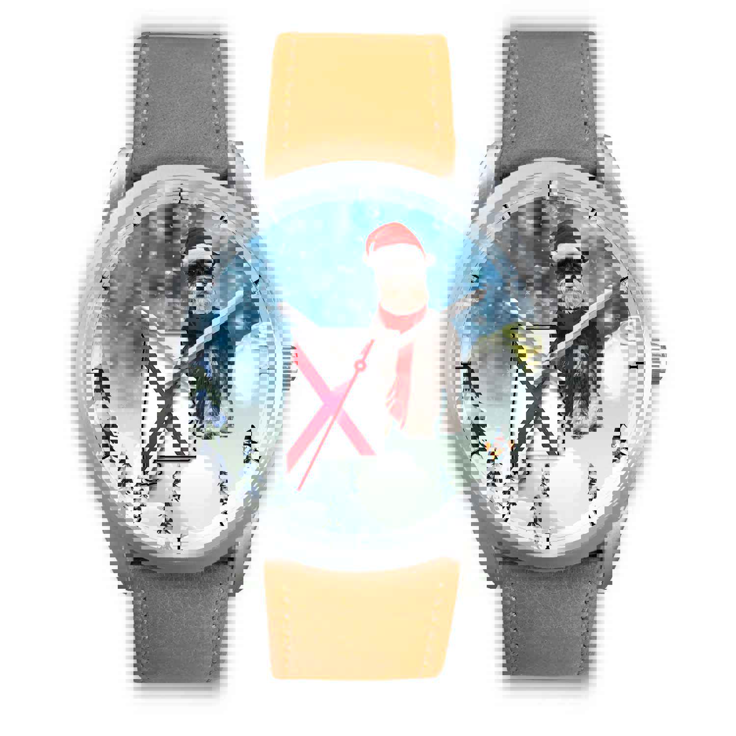 Miniature Schnauzer Alabama Christmas Special Wrist Watch
