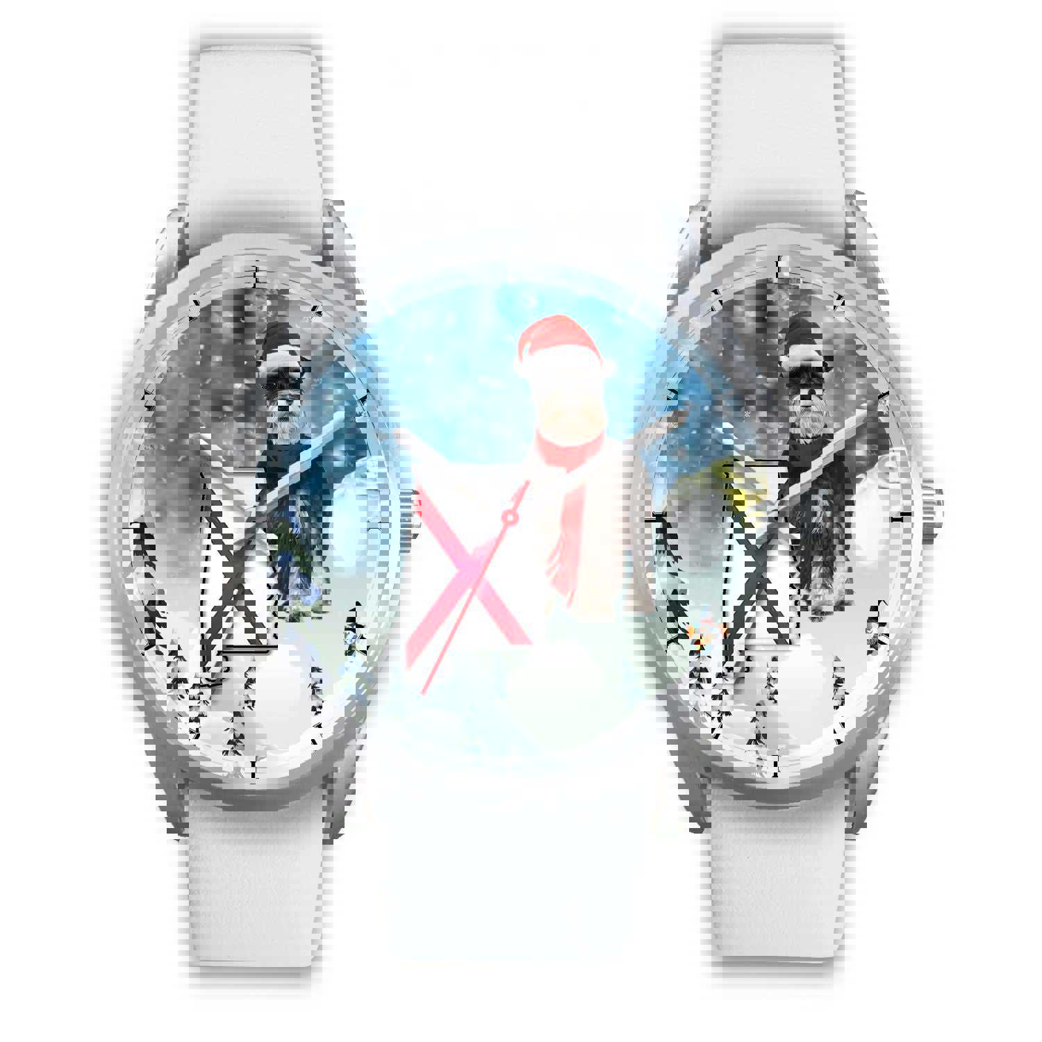 Miniature Schnauzer Alabama Christmas Special Wrist Watch