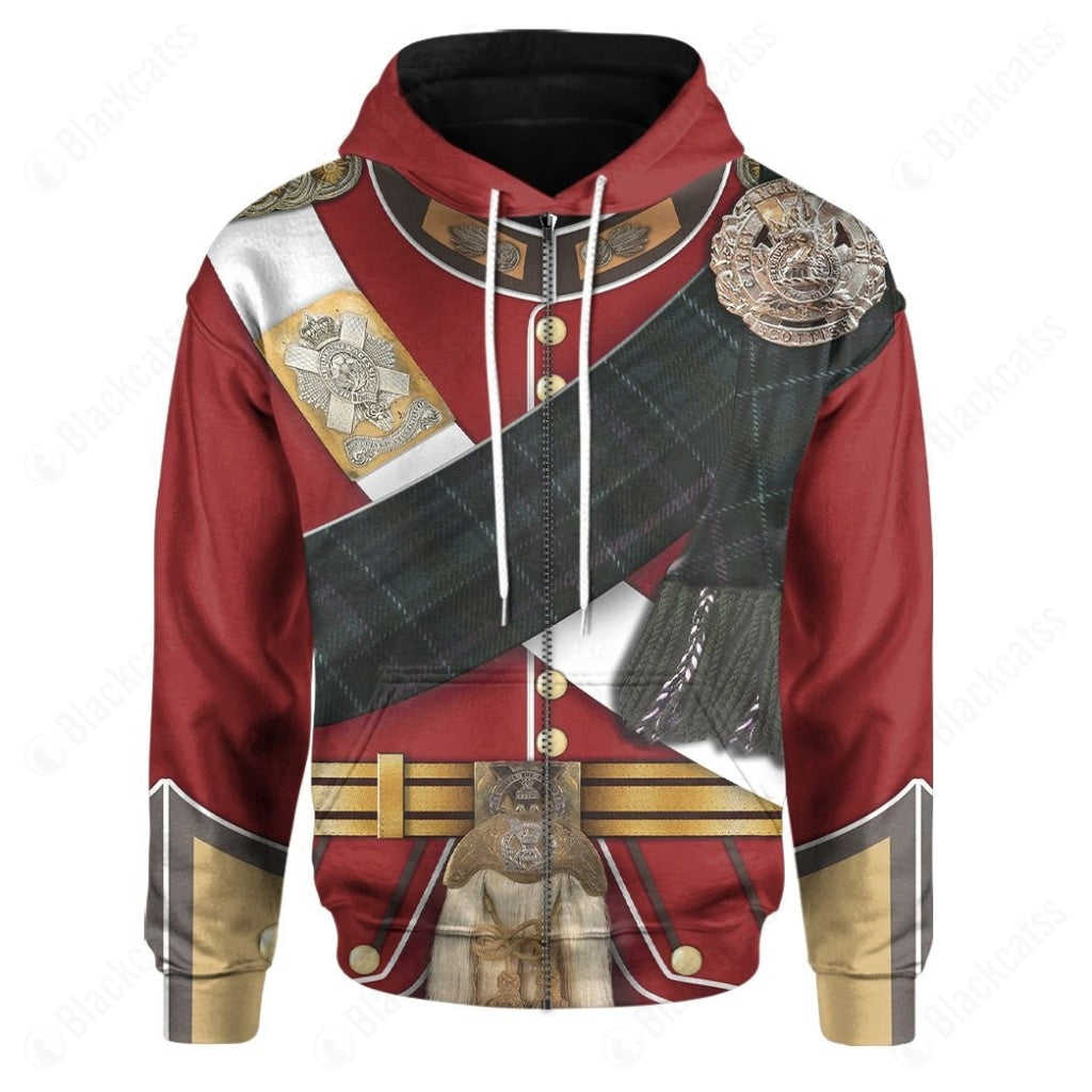 Custom Historical 2nd Lieutenant David Callander Uniform Of The Queens Own Cameron Highlanders Apparel