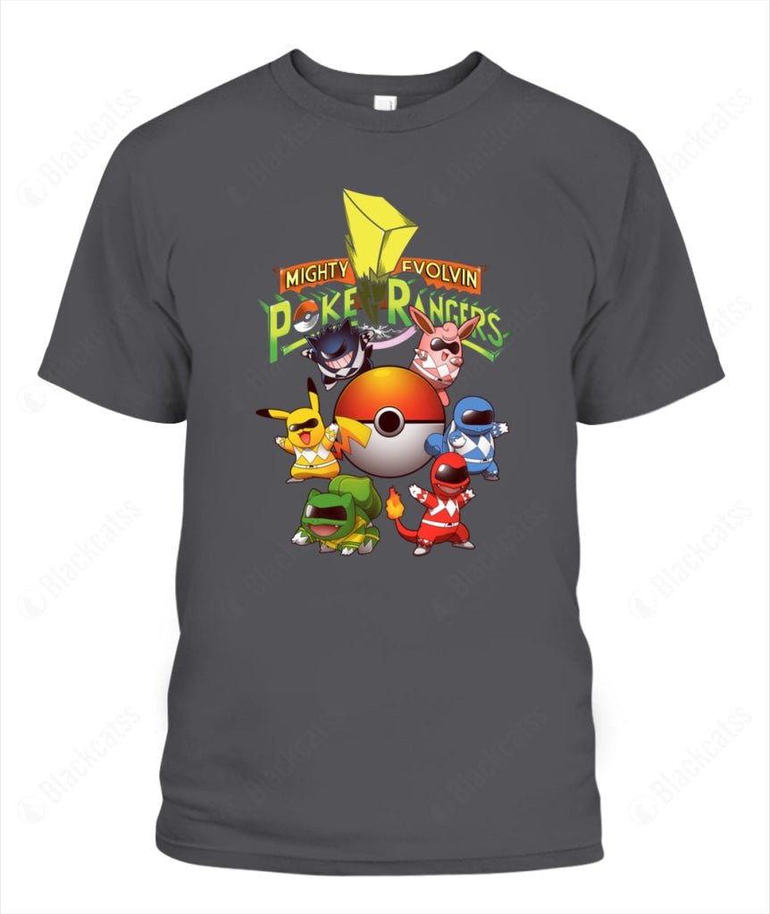 PKM Poke Rangers Custom Graphic Unisex T-Shirt