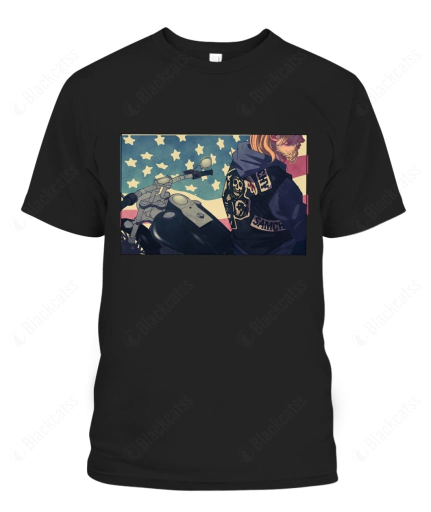 SOA Forever Sam Crown Custom Graphic Unisex Cotton T-Shirt - Classic Fit