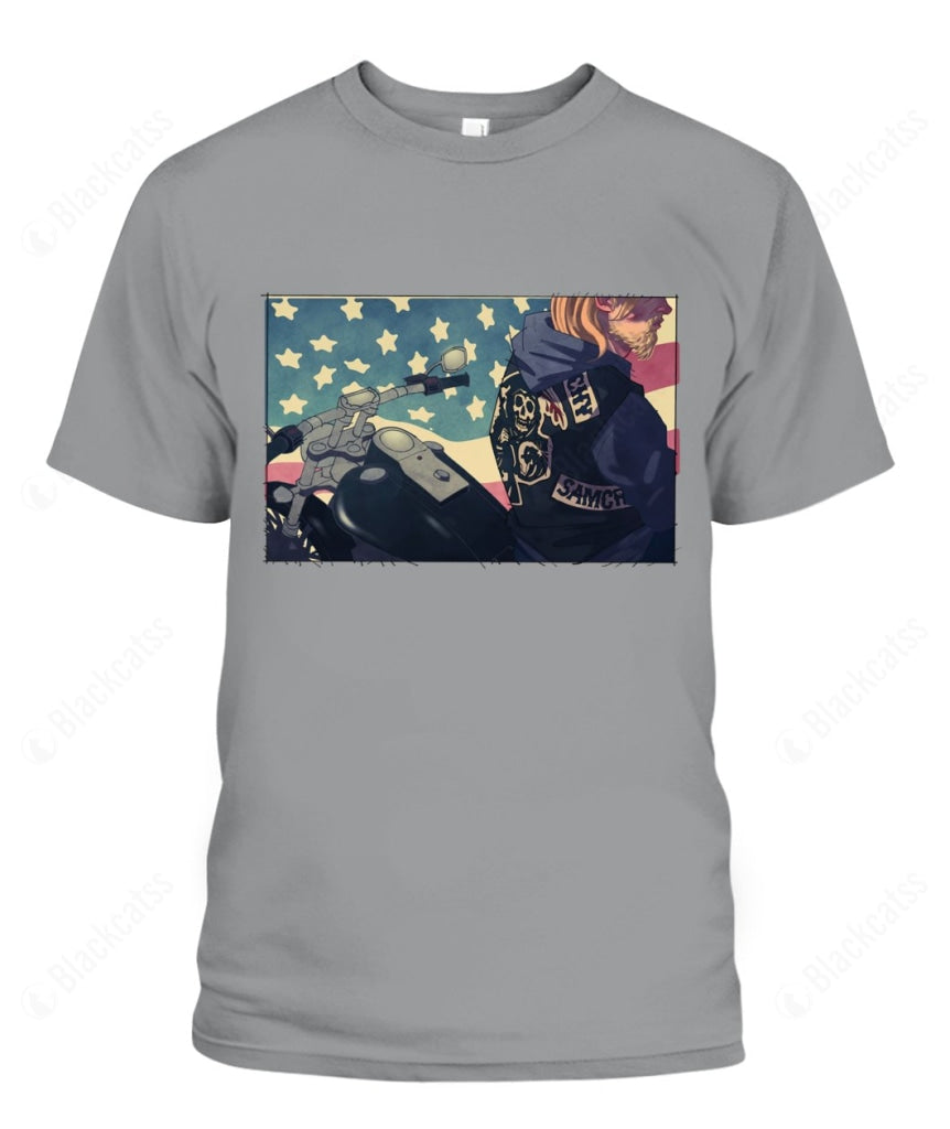 SOA Forever Sam Crown Custom Graphic Unisex Cotton T-Shirt - Classic Fit