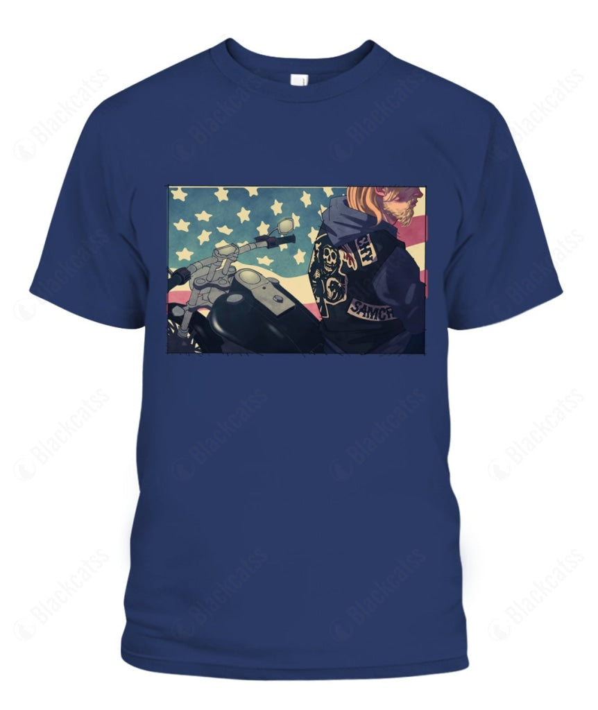 SOA Forever Sam Crown Custom Graphic Unisex Cotton T-Shirt - Classic Fit