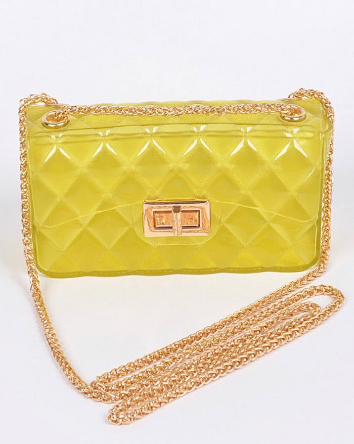 Translucent Jelly Clutch Handbags