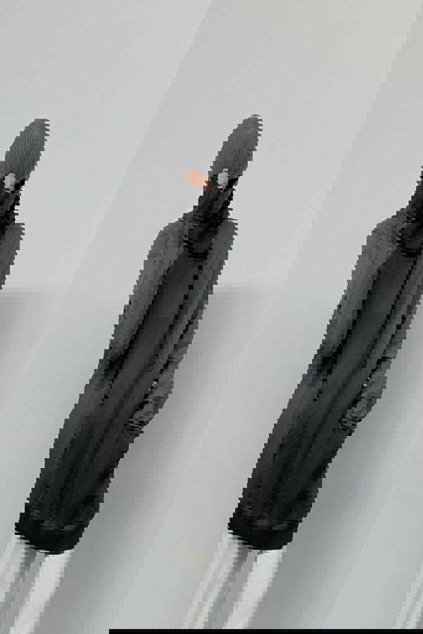 BORIS BIDJAN SABERI Dark Grey Hoodie - HOODY2 F099