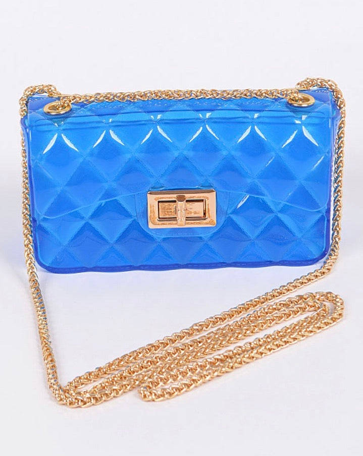 Translucent Jelly Clutch Handbags