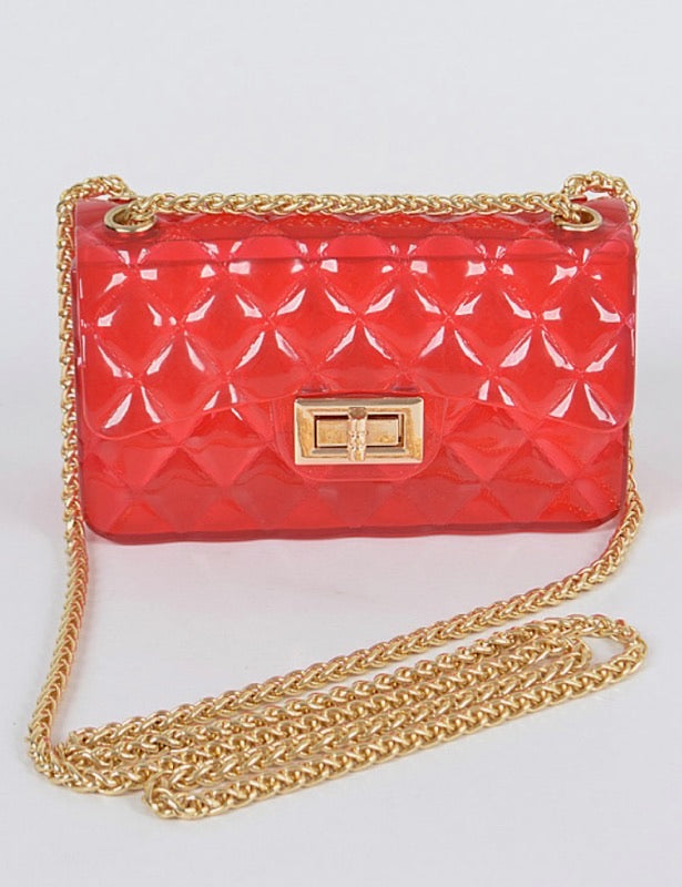 Translucent Jelly Clutch Handbags